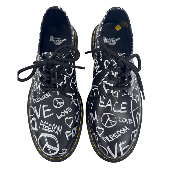 Dr. Martens 1461 Script Smooth Leather Oxford Shoes Size EU 37 US W 6 RARE! - Picture 5 of 12